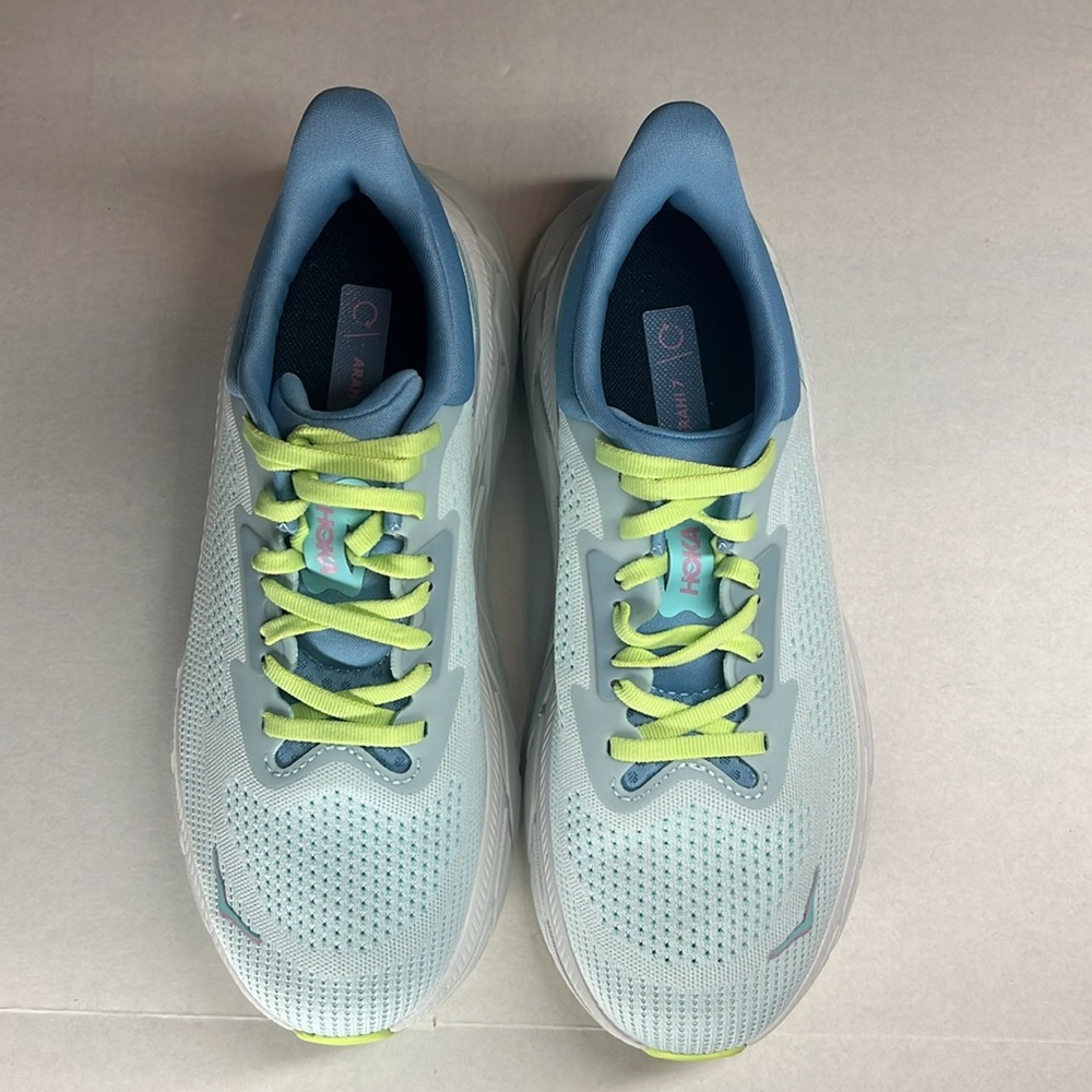 Hoka One Arahi 7 Women Shoes Sneakers Blue Running Gym Walking Size 6.5 - Picture 6 of 17